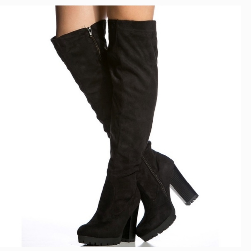 Heeled OTK Boots